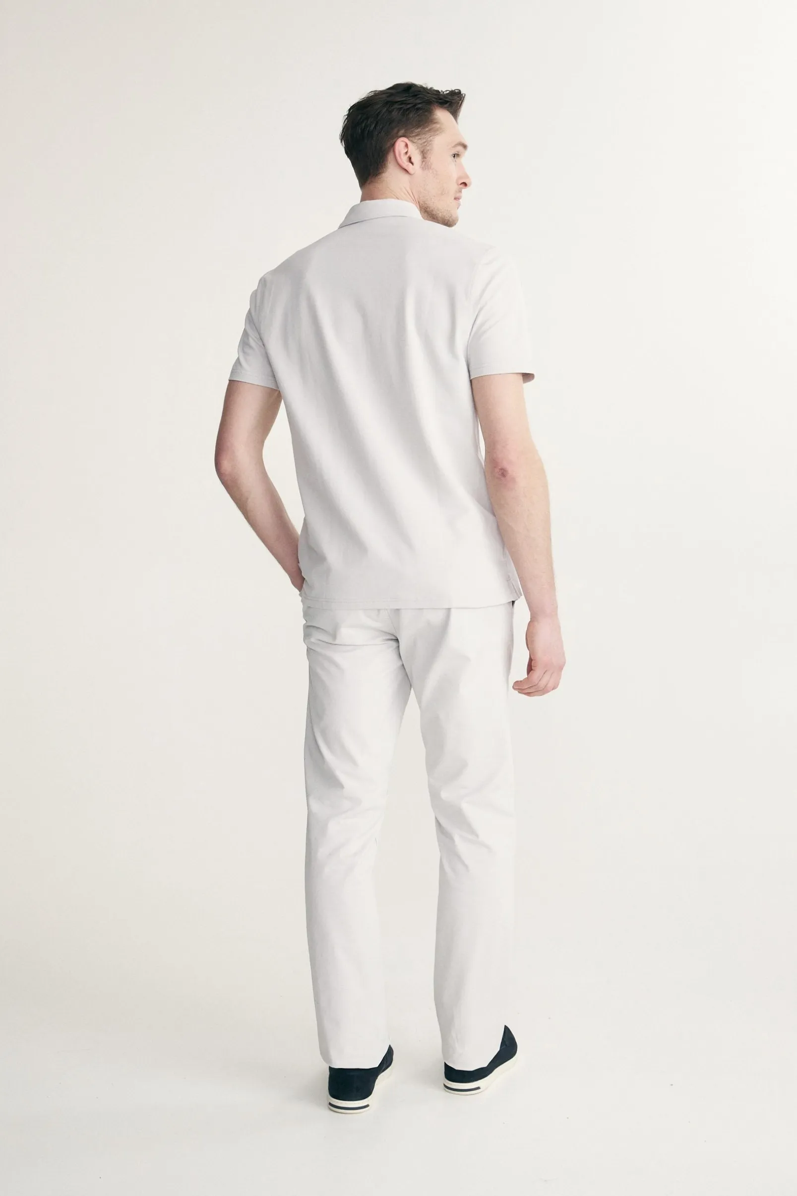 Short sleeves pique shirt
