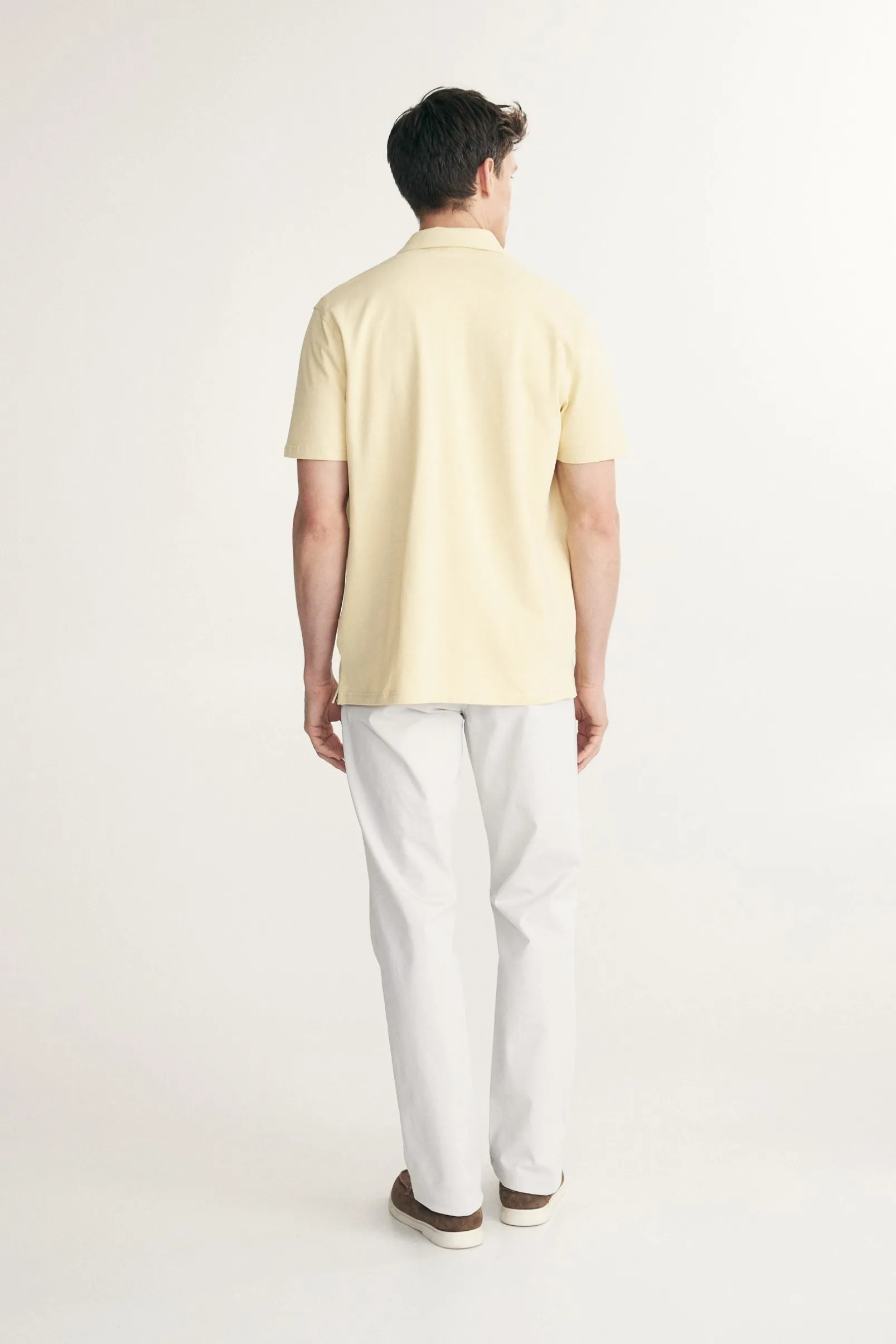 Short sleeves pique shirt