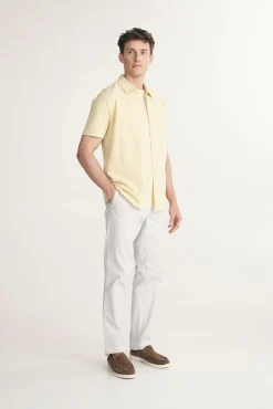 Short sleeves pique shirt