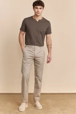 Slim fit pant with elastic sides