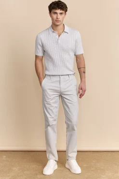 Slim fit pant with elastic sides