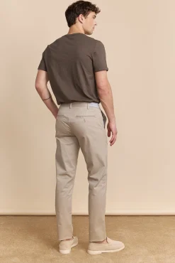 Slim fit pant with elastic sides