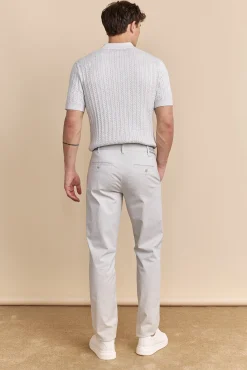 Slim fit pant with elastic sides