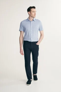 Solid colour slim fit pant