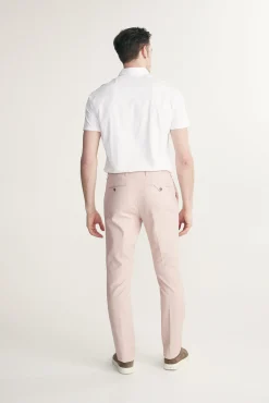 Solid colour slim pant