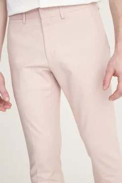Solid colour slim pant