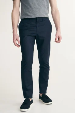 Solid colour slim pant