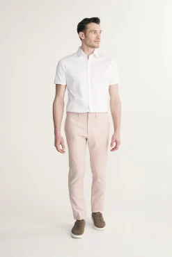 Solid colour slim pant