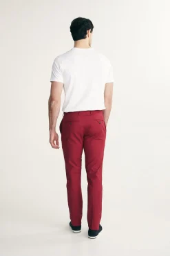 Solid colour slim pant