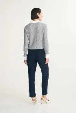Straight cropped pant
