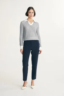Straight cropped pant