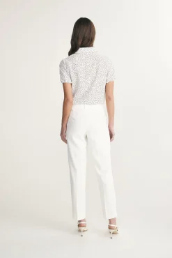 Straight cropped pant