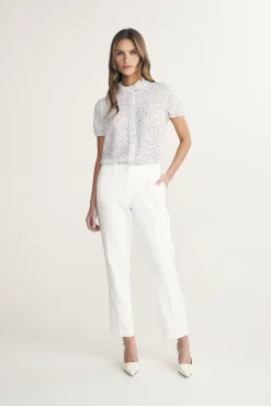 Straight cropped pant