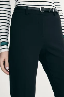 Straight cropped pants
