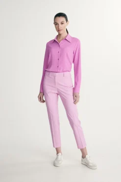 Straight cropped pants