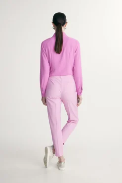 Straight cropped pants
