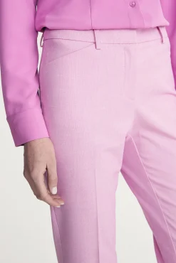 Straight cropped pants