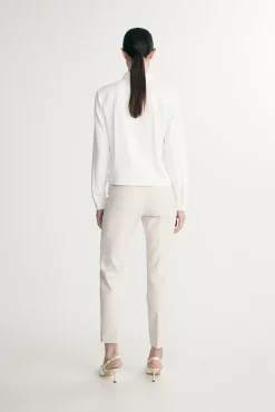 Straight cropped pants