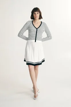 Striped cardigan