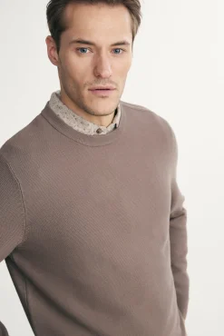 Sweater with shoulder zipper