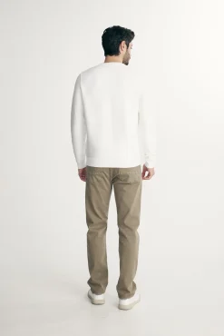 Sweater with shoulder zipper