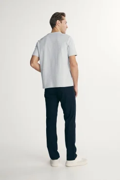 Textured henley t-shirt