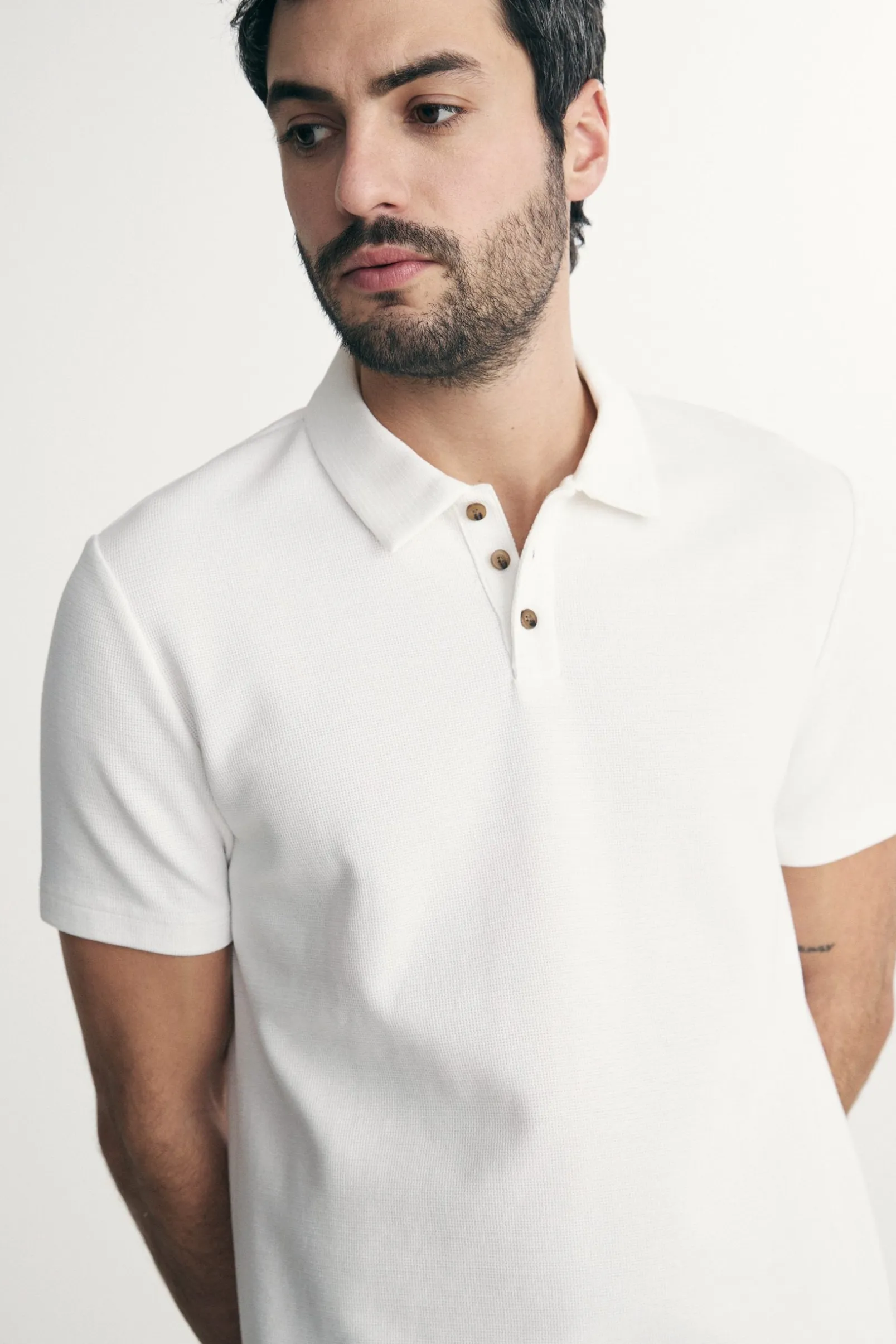 Textured polo