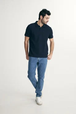 Textured polo