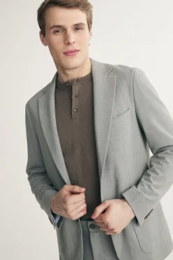 Two tone fitted jacket