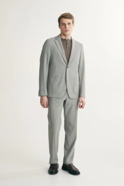 Two tone fitted jacket