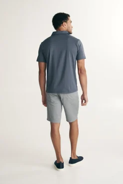 Zip-up technical polo